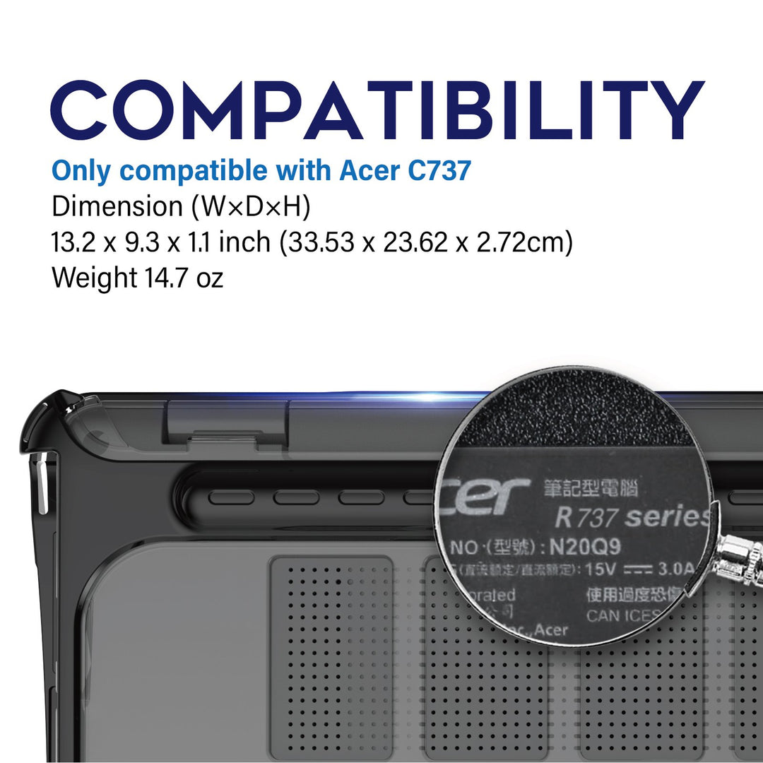 Hexpact SecureLock Case for Acer Chromebook 11&