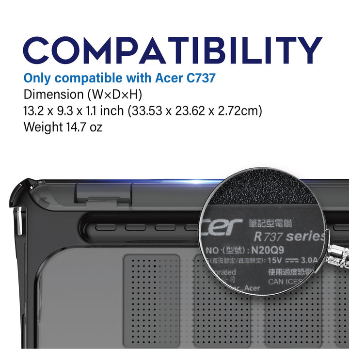 Hexpact SecureLock Case for Acer Chromebook 11&