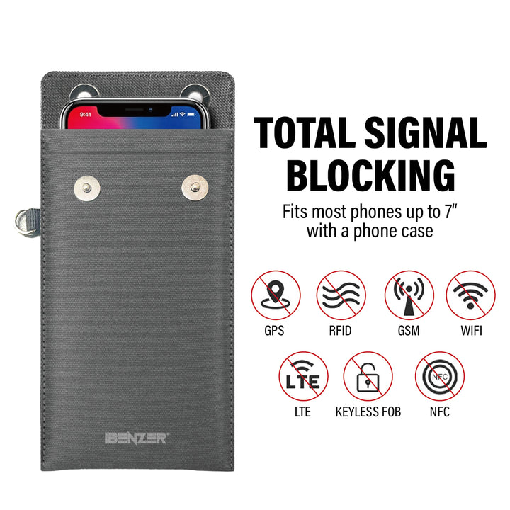 Faraday Signal Blocking Cell Phone Pouch CP05