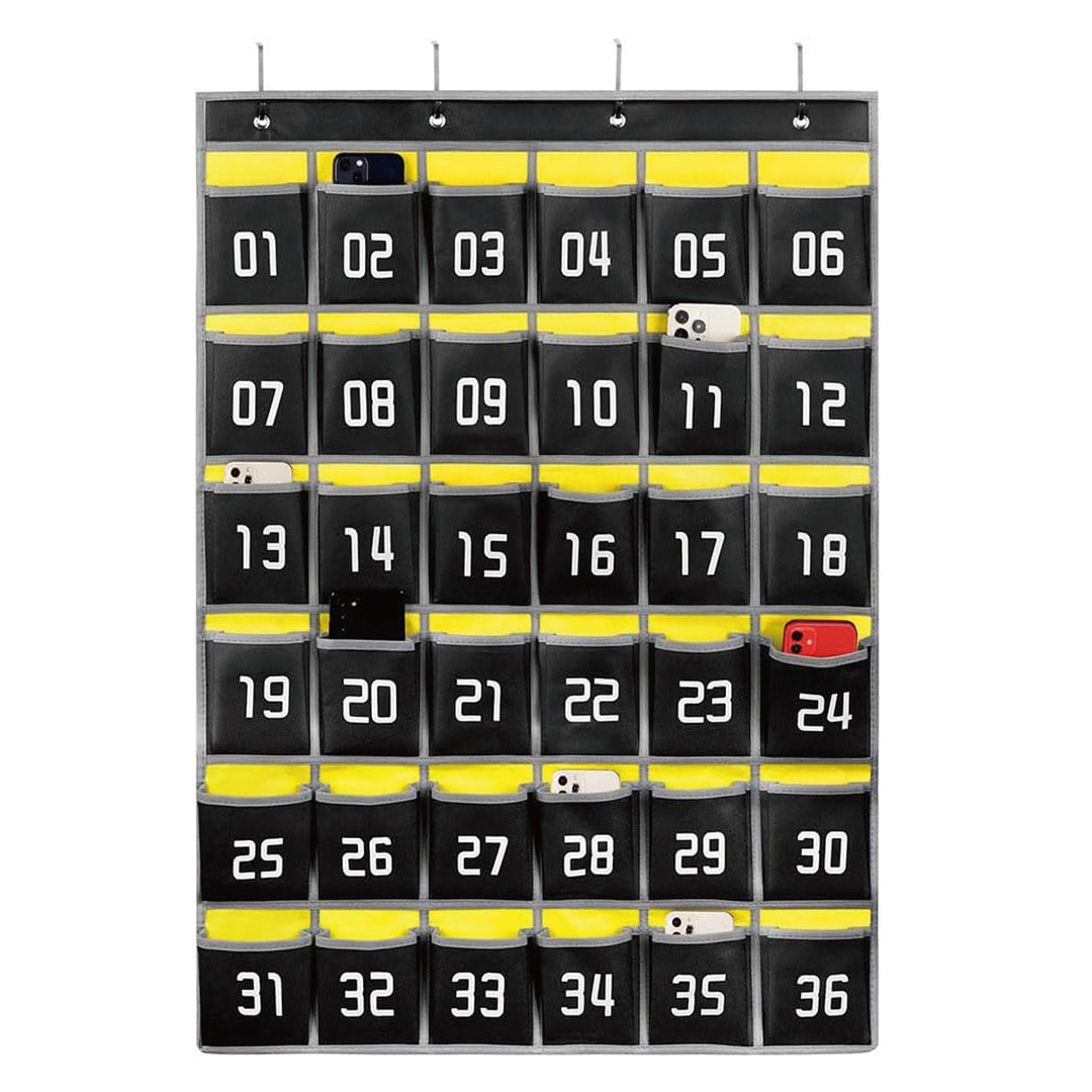 Class Pocket Chart - 36 Pockets - Black - Image 01