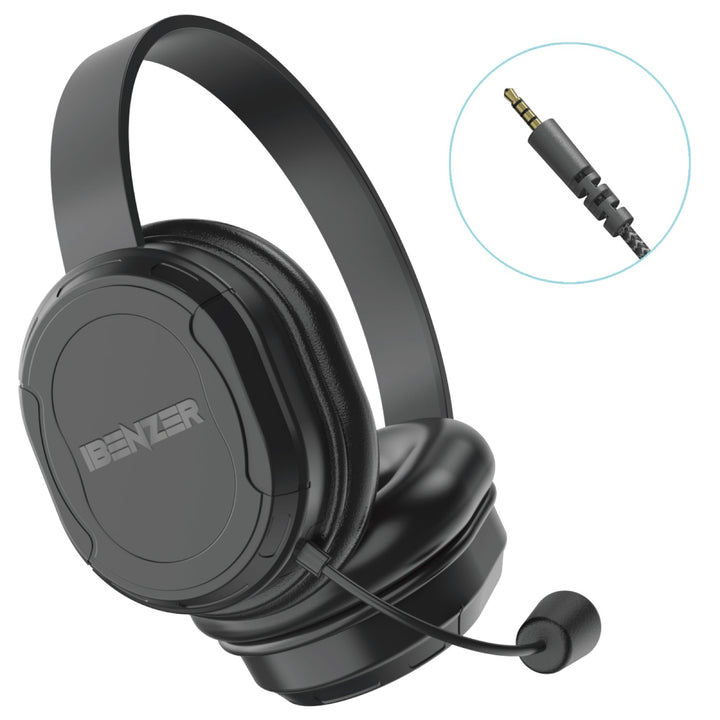 HS01B Noise Cancelling Rugged Headset with a Boom Mic