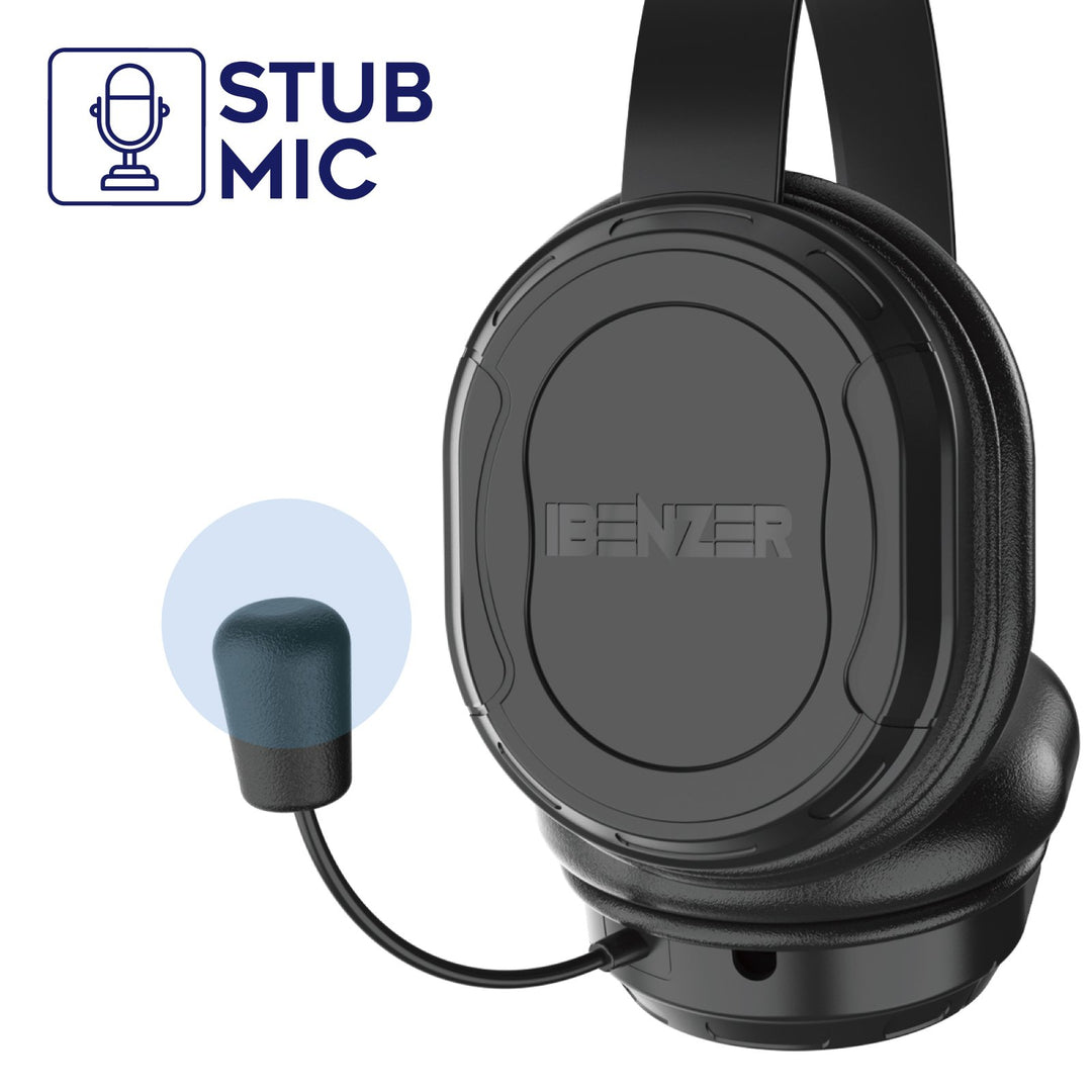 HS01B Noise Cancelling Rugged Headset with a Boom Mic
