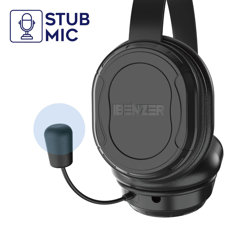 HS01B Noise Cancelling Rugged Headset with a Boom Mic