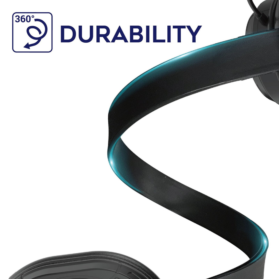 HS01B Noise Cancelling Rugged Headset with a Boom Mic