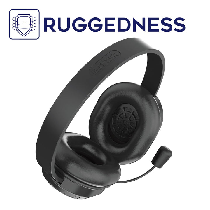 HS01B Noise Cancelling Rugged Headset with a Boom Mic