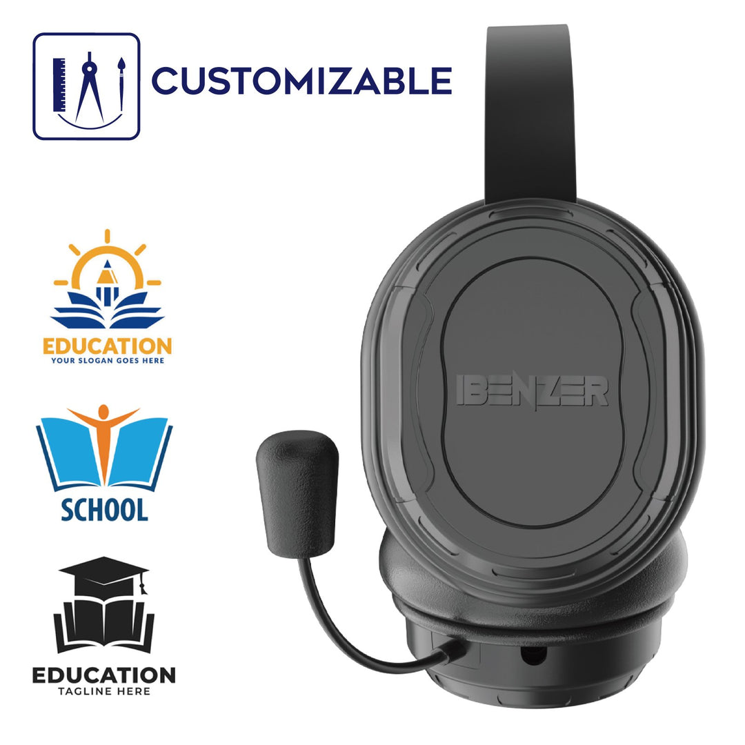 HS01B Noise Cancelling Rugged Headset with a Boom Mic