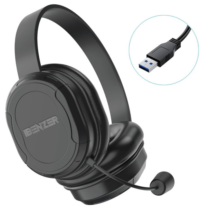 HS01B Noise Cancelling Rugged Headset with a Boom Mic