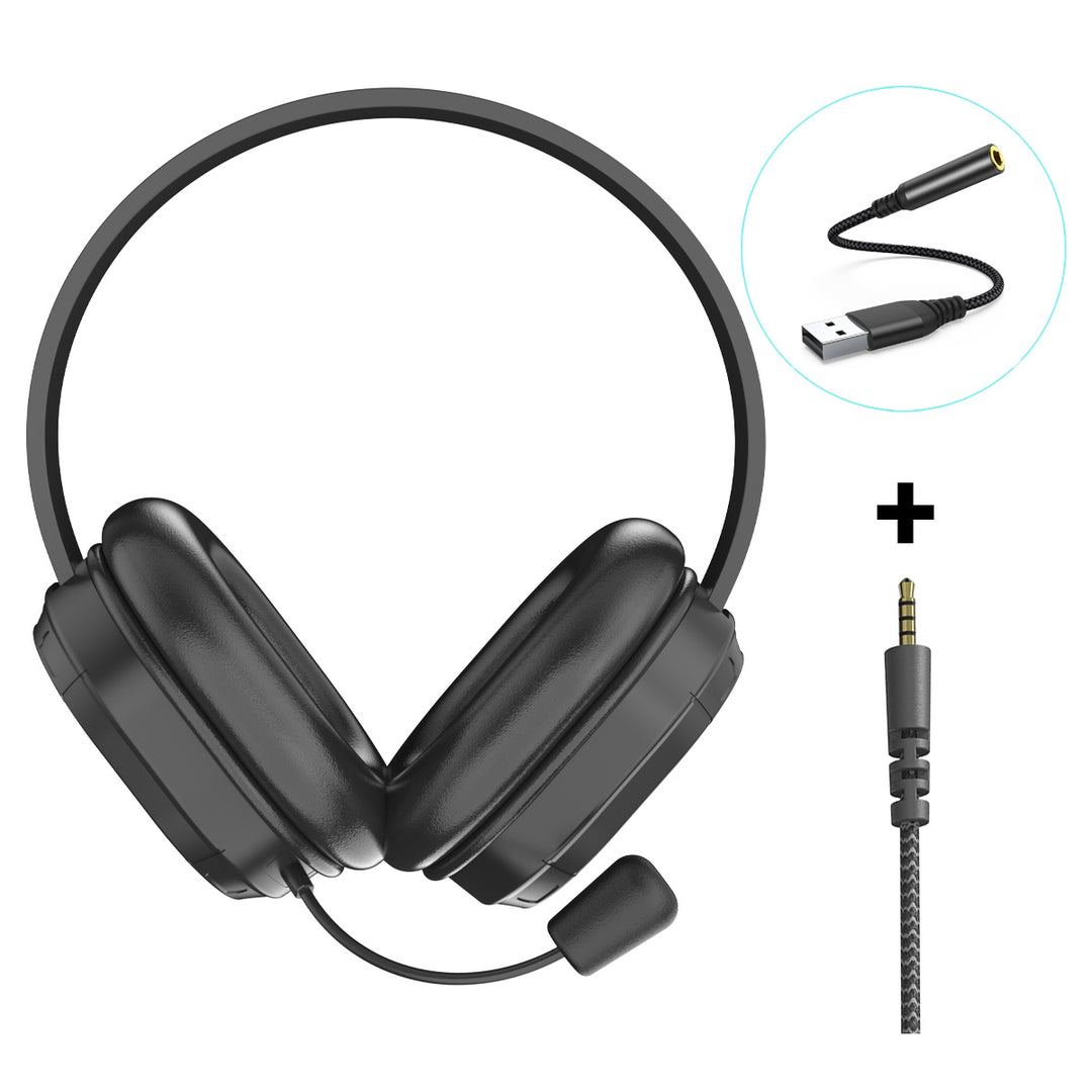 HS01B Noise Cancelling Rugged Headset with a Boom Mic