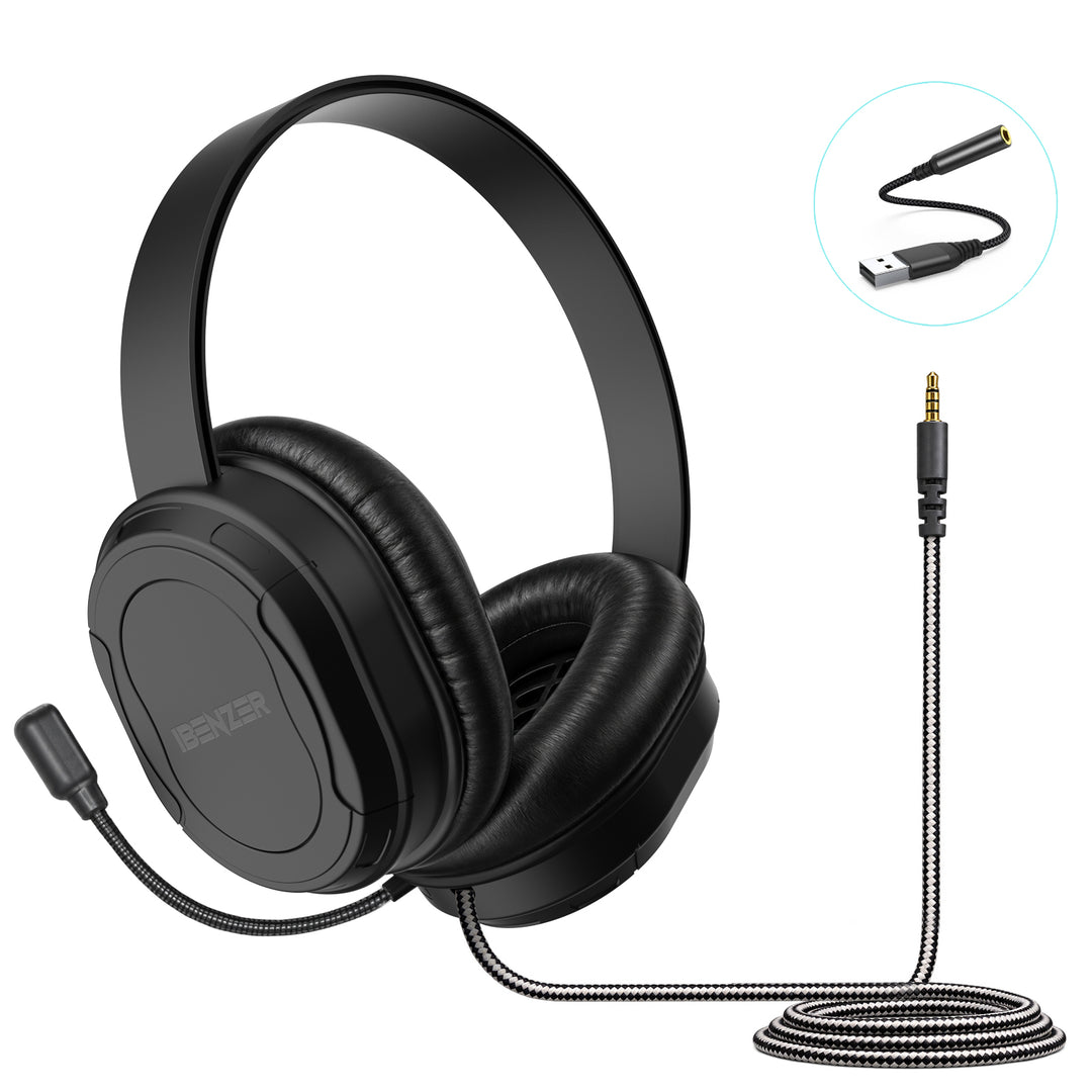 HS01B Noise Cancelling Rugged Headset with a Boom Mic