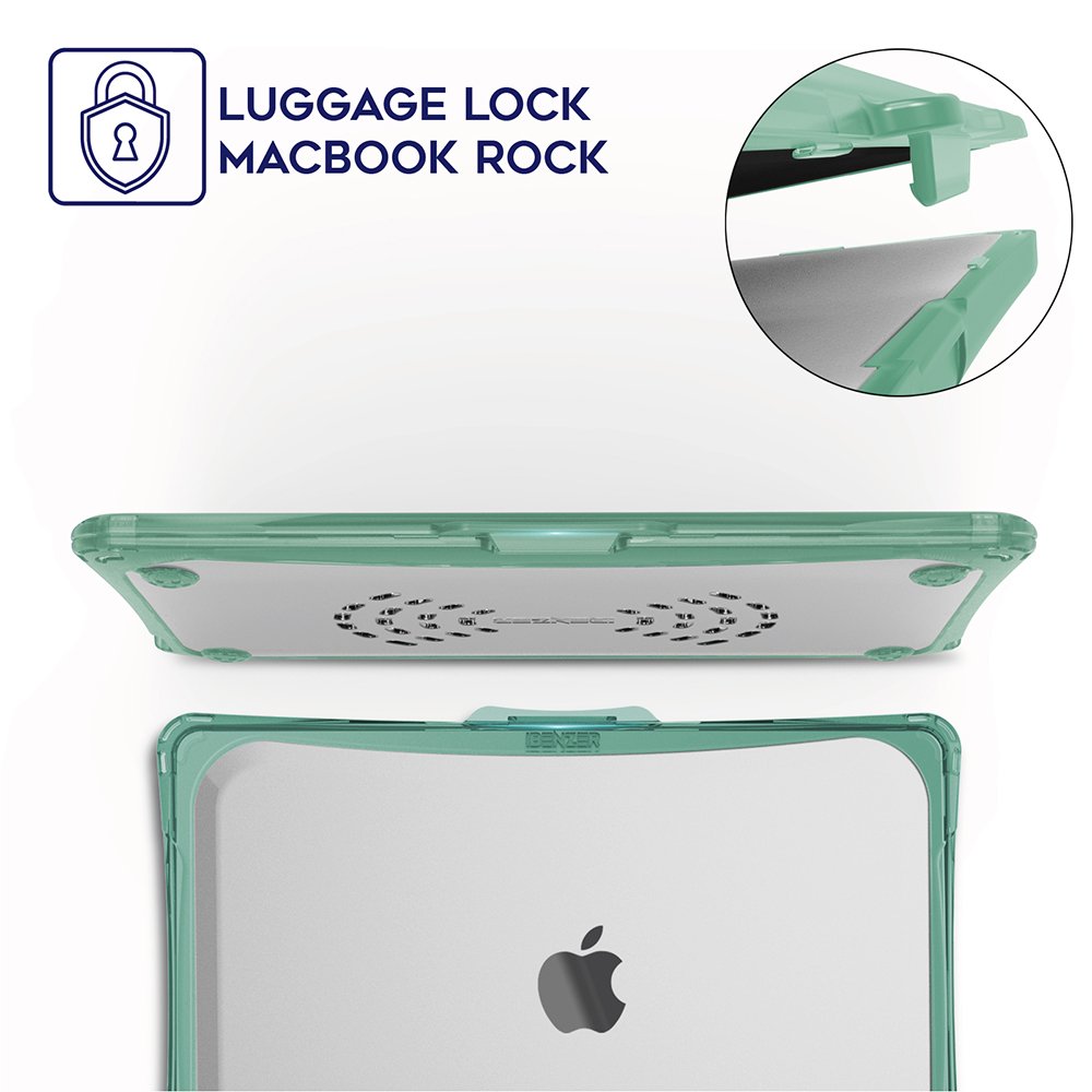 Hexpact Secure Lock Heavy duty  Case for Macbook Air 13.6’’ M2-M5 2022-2026
