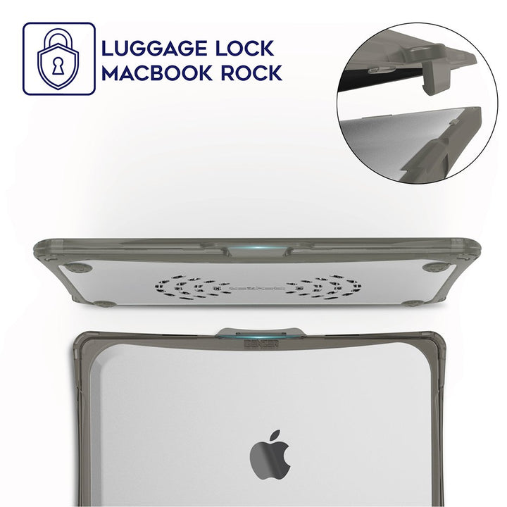 Hexpact Secure Lock Heavy duty Case for Macbook Air 13.3’’ M1 2018-2021