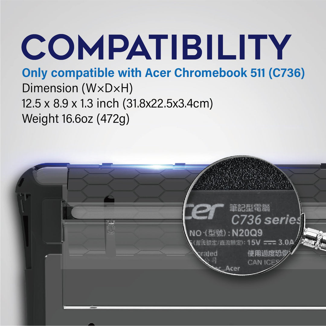 Hexpact 360 Case for Acer 11&
