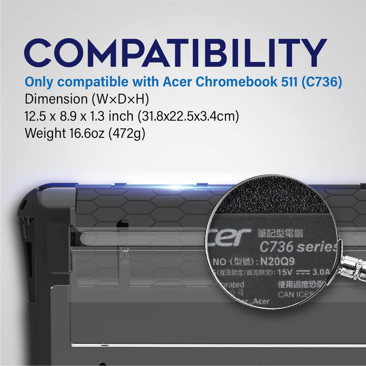 Hexpact 360 Case for Acer 11&