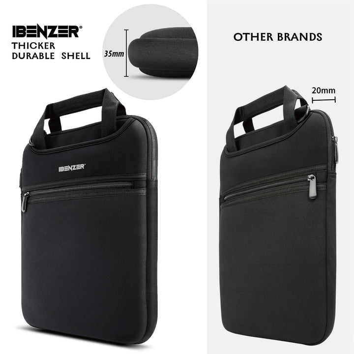 Vertical Sleeve Case with Hideaway Handles