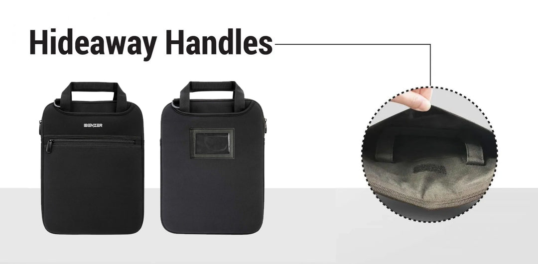 Vertical Sleeve Case with Hideaway Handles