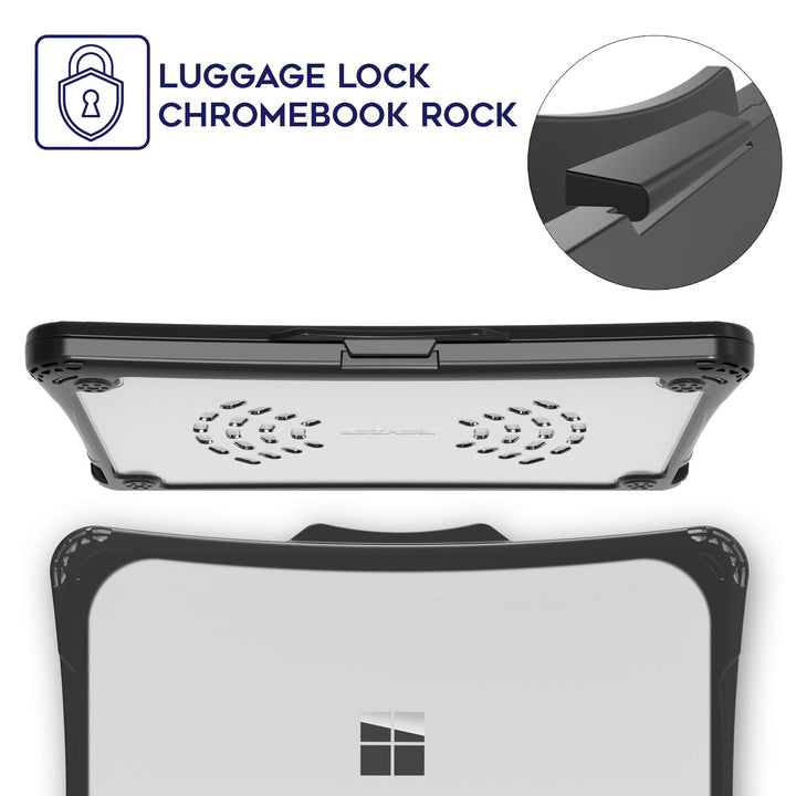Hexpact Secure Lock Heavy duty Case for Microsoft Surface Laptop 13&