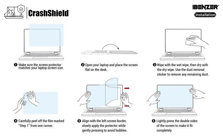CrashShield Anti Blue Light Screen Protector - Surface Laptop Go image 5